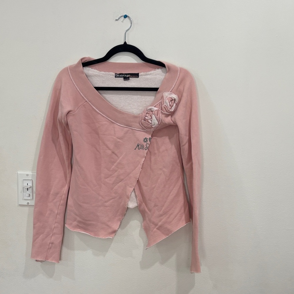 Miss Sixty Light Pink Textured Sweater